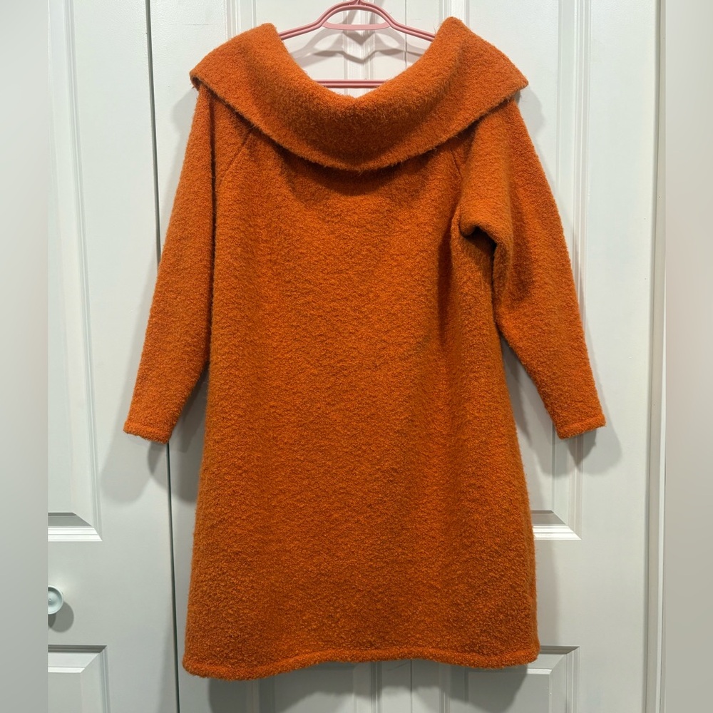 Women's Cowl-neck Sweater Dress XXL